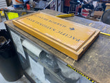 Vintage Wood Sign Board Pacific National Bank Harbor Branch Florida Miami NY!
