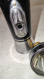 Vintage Eveready Masterlite Flashlight 1950s Black Chrome Art Deco 2D Cell
