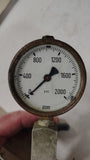 Vintage Industrial Pressure & Vacuum Gauge Lot - Steampunk Patina (3 Items)