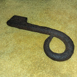 Museum Quality Antique Hand Forged Iron Ox Yoke Key Primitive Americana Art 1800