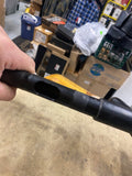 Black Mini Ape Hanger Motorcycle Handlebar 10" 35" Webbed Chopper Harley Custom