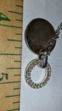 Vintage Avon Interlocking Circles Pendant Necklace Signed NWT JMK Factory Tag