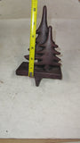 Home Accents Holiday 7 in Christmas Tree Stocking Hanger Cast Iron Heavy Duty