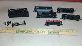 N Scale Norfolk & Western / Mobilgas Lot - 4 Running Cars + 2 Repair/Parts Cars
