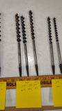Vintage Irwin 13 Pc Auger Bit Set Complete in Original Wooden Box