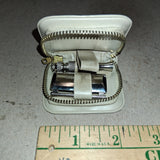 Vintage 1966 Gillette 3-Piece Travel Tech Safety Razor Housing Set (L3 Date Code