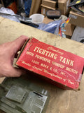 Mint 1950s Vintage MARX Climbing Fighting Tank Windup Toy WW2 Military orig Box