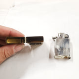 Vtg 1992 Zippo Slim Brass Marlboro Steer Star Cigarette Lighter Monogrammed ABT