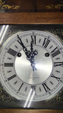 Vintage Hamilton 31 Day Pendulum Wall/Shelf Clock Wood Case w/ Key