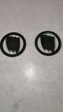 1971-1972 Buick Skylark Tri-Shield Wheel Center Cap Emblem OEM Set
