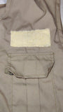 Vintage Saf-T-Bak Style N712 British Tan Fishing Vest Large USA