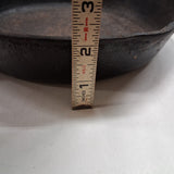 Vtg Unmarked Wagner Ware No. 8 Cast Iron Skillet 10 1/2 Inch Deep Chicken Fryer