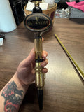 vintage brass Guinness nitro beer tap handle and faucet assembly