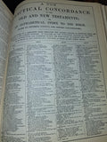 1900 Victorian Family Bible AJ Holman Parallel Leather Metal Clasps Apocrypha