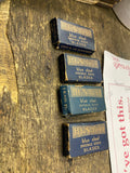 Vintage Benaco Blue Steel Double Edge Safety Razor Blade Boxes Lot