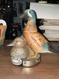 Vintage Jim Beam Ducks Unlimited Decanter 1980 Blue Winged Teal Empty