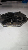 70-80 MG MGB Midget Trunk Grill Badge Emblem Octagon Silver Black 3.5" OEM