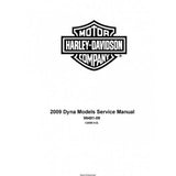 OEM Harley Davidson '09 Dyna Models English Part Service Manual Catalog 99481-09