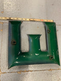 30's Vintage Green Porcelain Enamel Sign 8" "Movie" Theater Advertising Opera ho