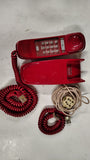 Vintage Western Electric Bell System Red Trimline Touch Tone Telephone
