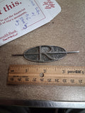 Vintage Riviera Buick Emblem Chrome Trunk hood fender Badge #2