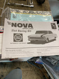 AMT 1966 Chevy Nova Super Stock Slot Car Racing Kit 1:25 Scale Box Model
