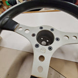 VTG Raid 1 Leather Steering Wheel 360mm 14” KBA 70006 Porsche BMW VW Italy