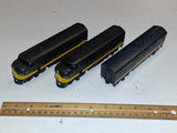 Kato Athearn HO Northern Pacific F7 Diesel 3-Unit Set Powered B Unit ABA Consis