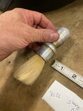 Vtg German Military Shaving Soap Brush Aluminum Handle WWII Dbl Duck Barber Sold