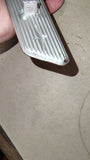 OEM 1952 Pontiac Chieftain Hood Emblem Insert Red Lucite Plastic Nameplate Lens