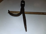 Antique Wrought Forged Logging Hook Boat Hook Head Ice Pike Blacksmith Primitive
