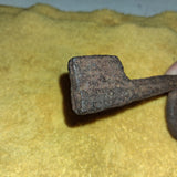 Museum Quality Antique Hand Forged Iron Ox Yoke Key Primitive Americana Art 1800