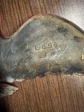 vintage style cast iron American Bald Eagle plaque