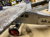 20's Steelcraft U.S. Mail airplane Tri Blade Motor Vtg Antique Tin Toy Aircraft!