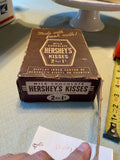 HERSHEY'S KISSES Display Box 1950s Rare Vintage Count 240 Candy Collectible 1 pe