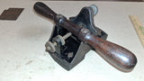 Vintage Stanley No 12 3/4 Veneer Scraper Plane Complete 1920s Rosewood Bottom