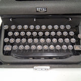 1939-1941 Royal Arrow Typewriter Case | Black Crinkle Finish Hemingway Portable!