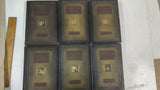 Vintage Theodore Roosevelt Scribner Leather Book Set 1920s 6 Vols Hunting Brazil