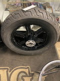 Black Mag Wheels Harley Street Bob Low Rider Softail Dunlop Tires New T/o FXBB!