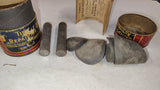 Vintage 1912 United States Automobile Tire Repair Kit Can Tube Patches Antique