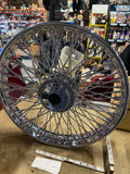 80 Diamond Pearl Spoke Front Wheel Harley Sportster Dyna FXR 84-99 DD 19" Chrome
