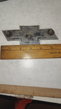 Vintage Chevy 73-74 Yellow Bowtie Grille Emblem & Custom Plaque Lot