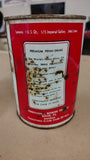 Vintage Penn Drake Motor Oil 1 Qt Tin Can 1950s Drake Well Graphic Petroliana