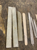Vintage Sharpening Stones Files Sanding sticks Watchmaker Craftsman Tools Lot