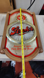 Vintage Strohs Beer Light Up Sign Fire Brewed Bar Man Cave WORKS!