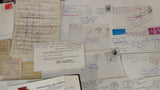 Vtg 1960s 1970s Military Letters Senate Passes WWII Ration Book Ephemera Lot