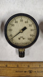 Vintage Pressure Gauge Lot of 3 Weksler 200 PSIG Ashcroft 100 PSI Steampunk