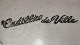 1970's Cadillac DeVille Script Emblems Pair OEM 1483604 1607891