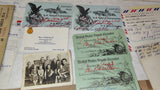 Vtg 1960s 1970s Military Letters Senate Passes WWII Ration Book Ephemera Lot