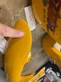 Yellow Chrome Paint set Harley Sportster 883 1200 2001 GAs TAnk fenders OEM nice